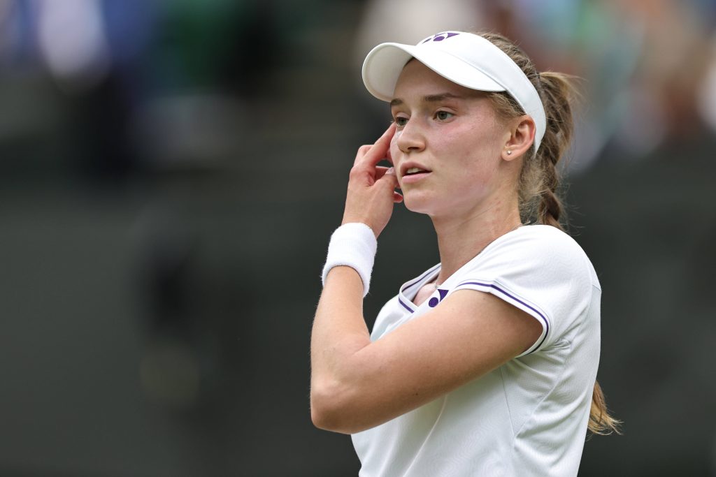 Elena Rybakina tiene 25v años y fue campeona de Wimbledon en 2022