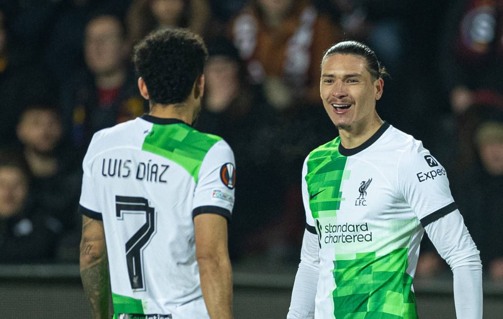 Luis Díaz y Darwin Núñez, los delanteros del Liverpool que prometen golea para esta Copa América. (Foto: Imago).