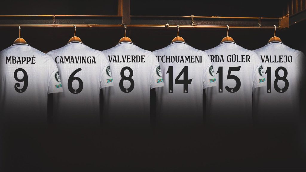 Mbappé aparece listado con la camiseta 9. (Foto: Real Madrid)