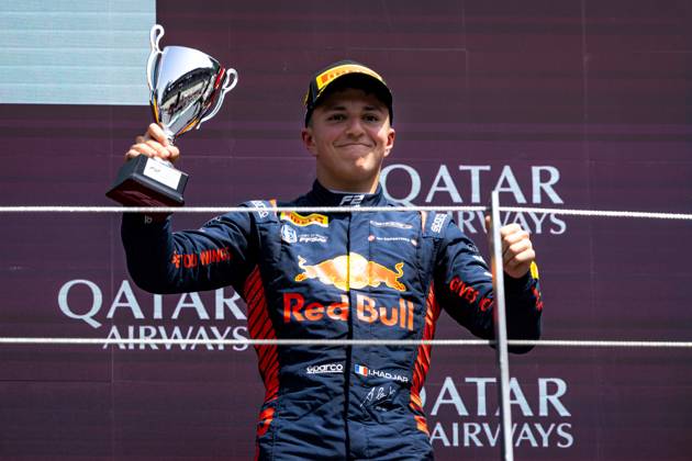 Isack Hadjar tendrá su oportunidad de conducir el Red Bull de F1.
